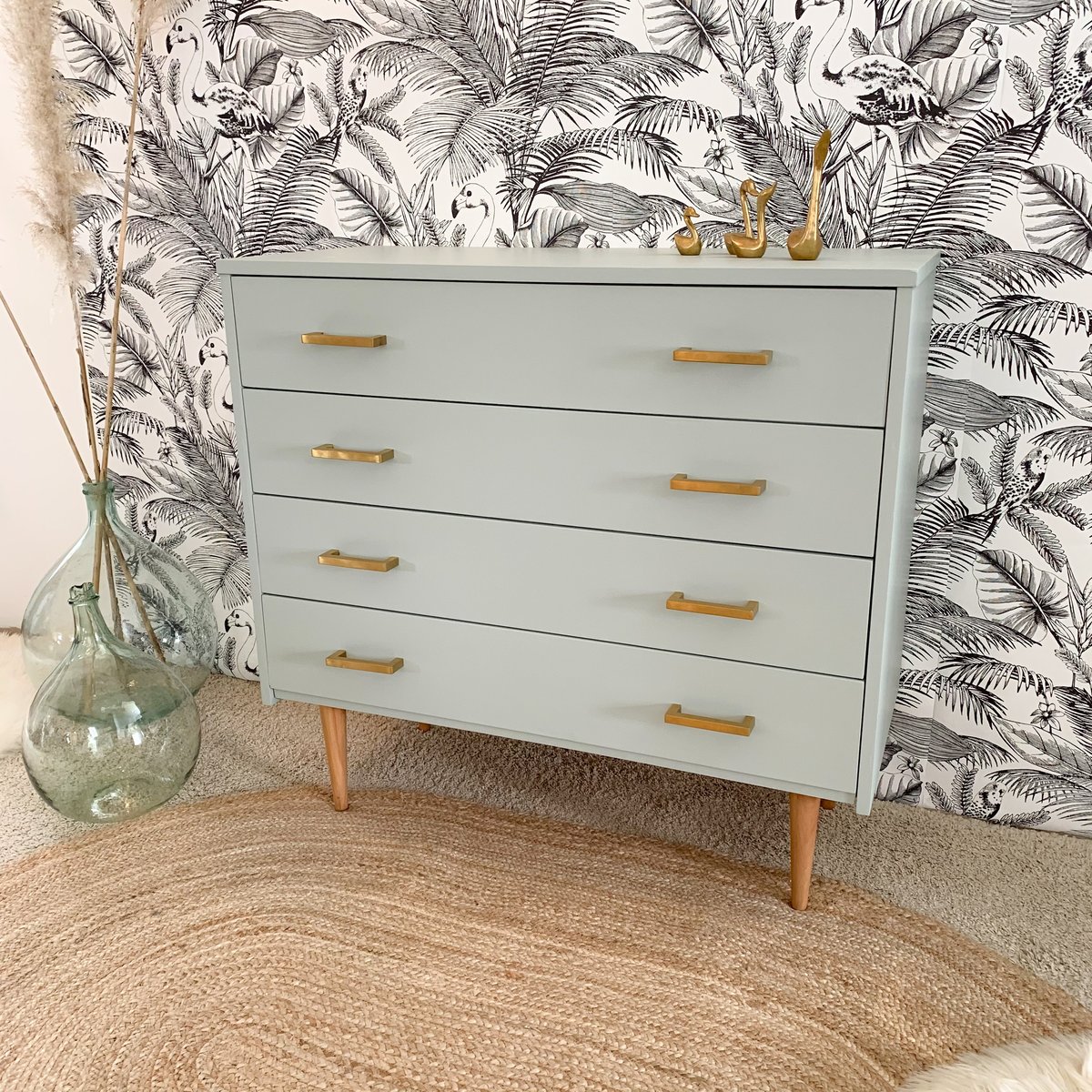 Image of VENDUE/SOLD OUT Commode Fuseaux Flamingo