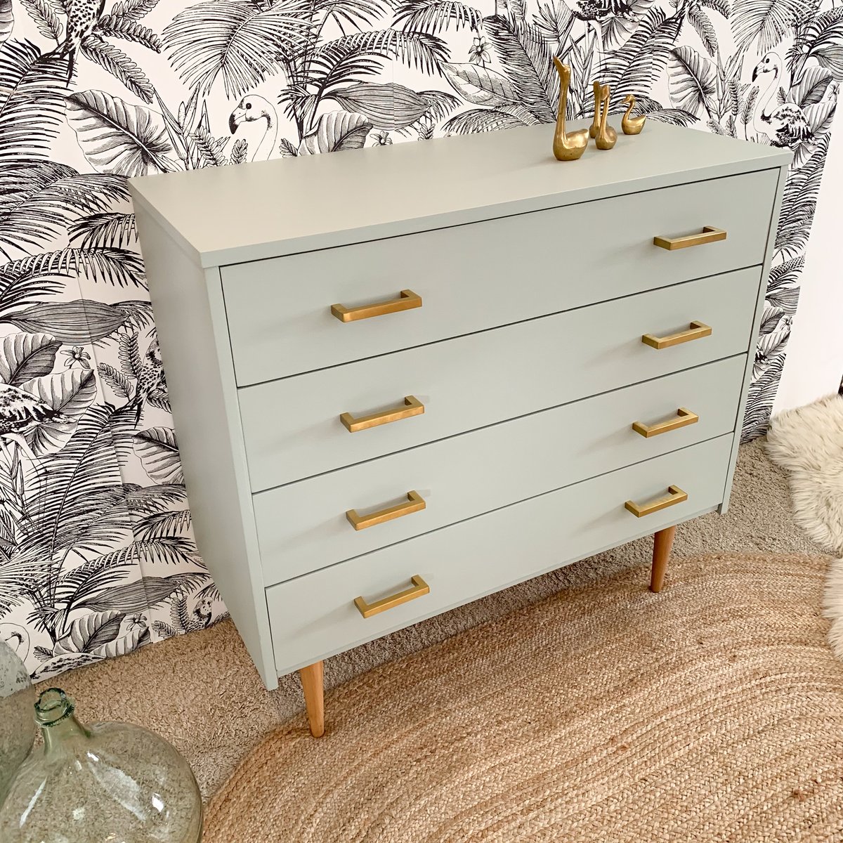 Image of VENDUE/SOLD OUT Commode Fuseaux Flamingo