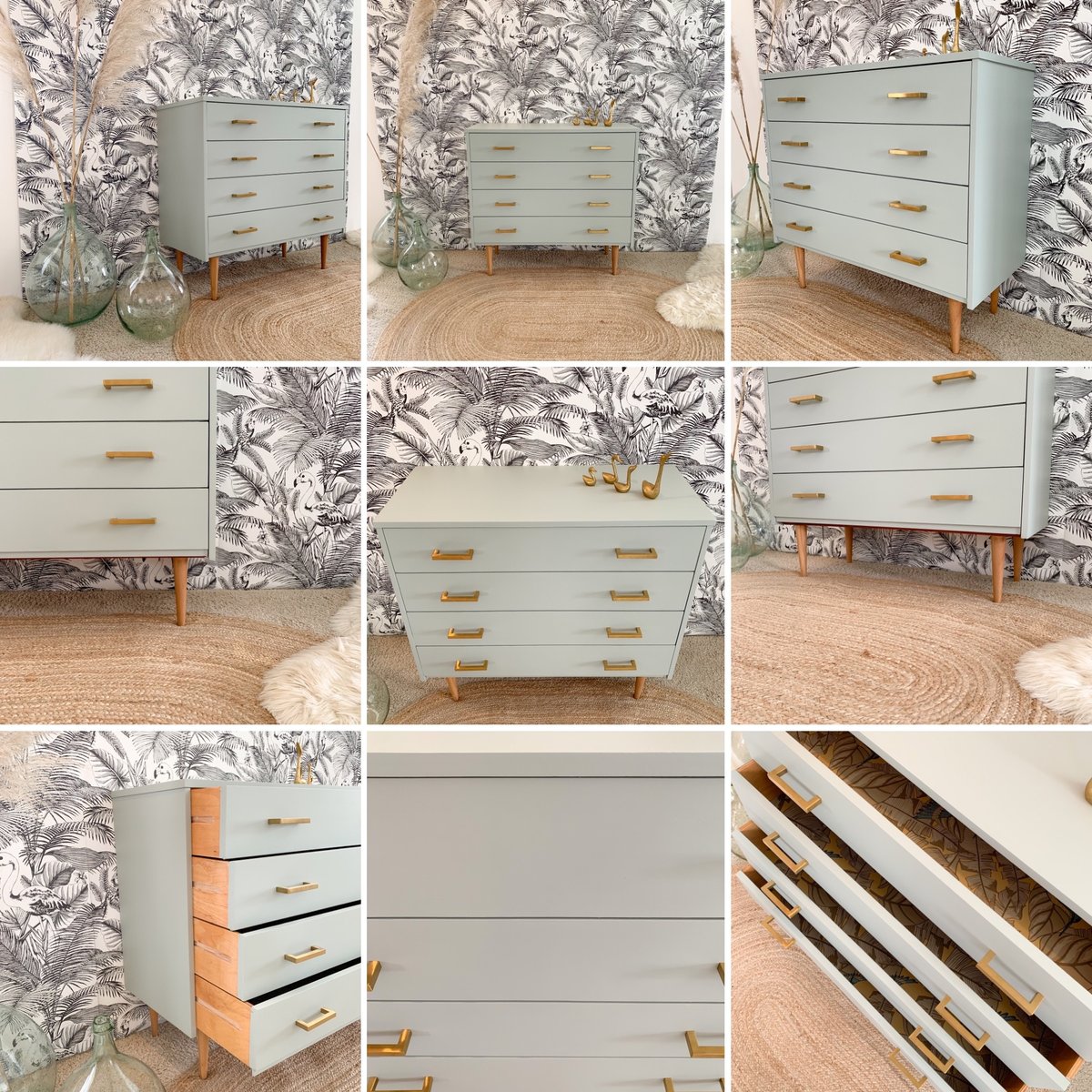 Image of VENDUE/SOLD OUT Commode Fuseaux Flamingo