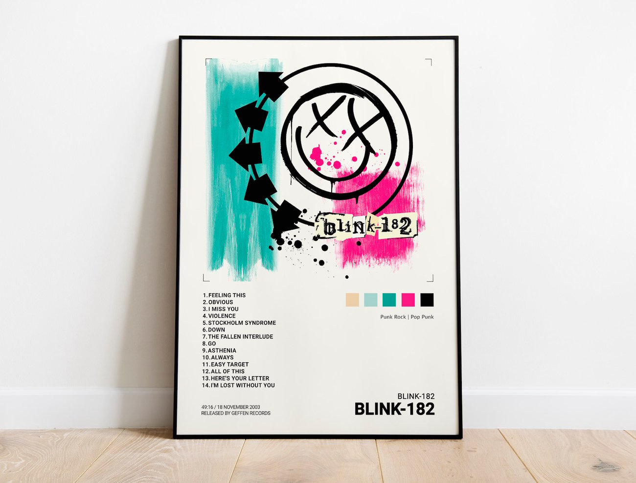 Blink-182 - Self Titled Album Cover Poster | Architeg Prints