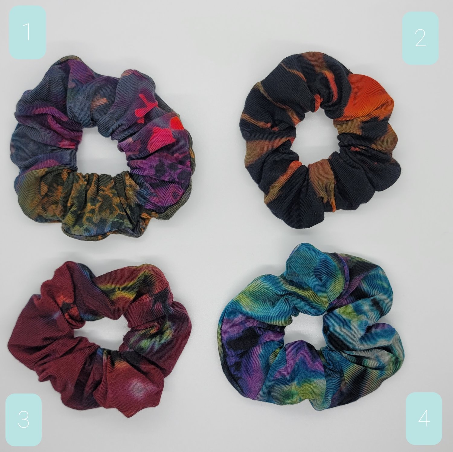 Image of Tie-Dye Scrunchies