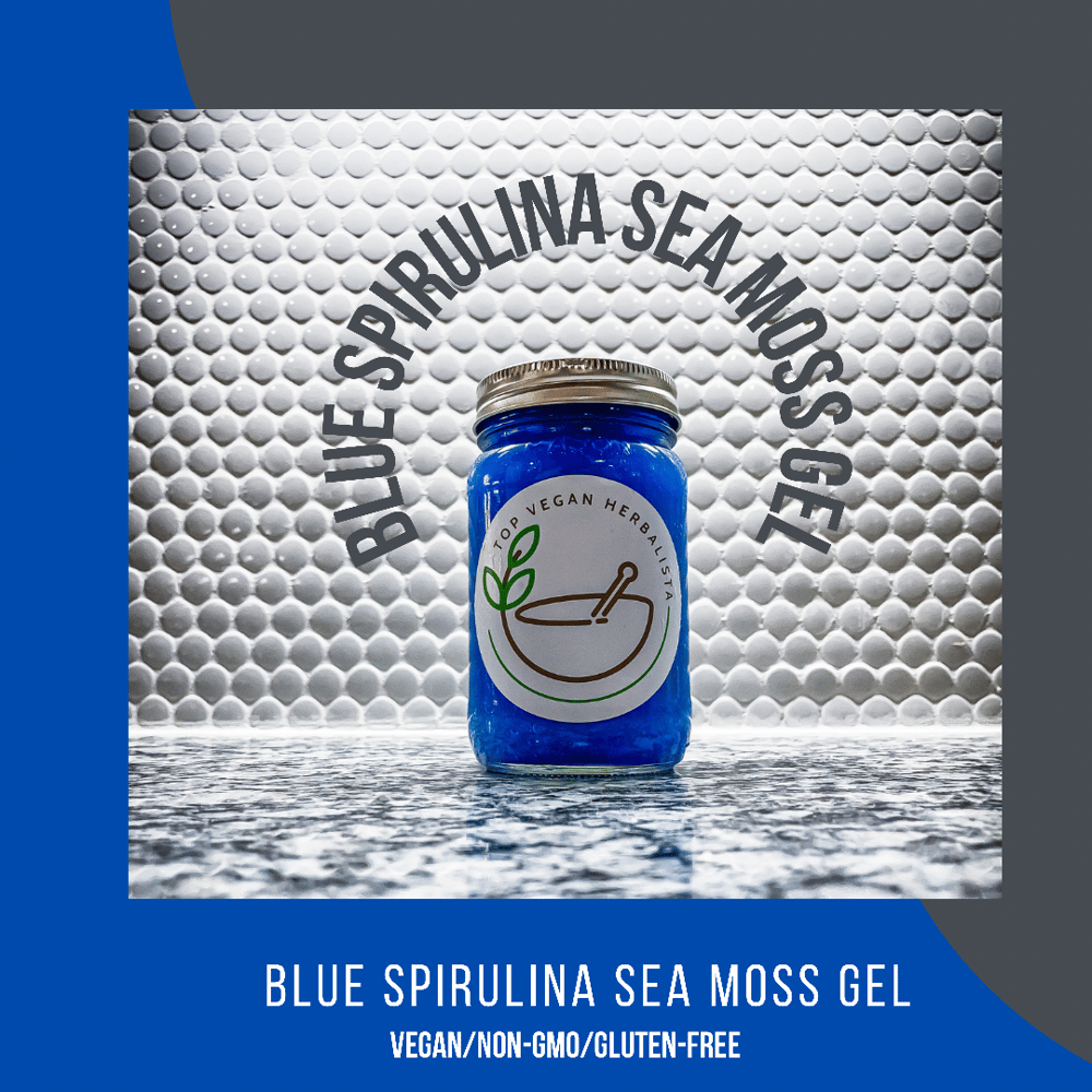 Image of Blue Spirulina  Sea Moss Gel
