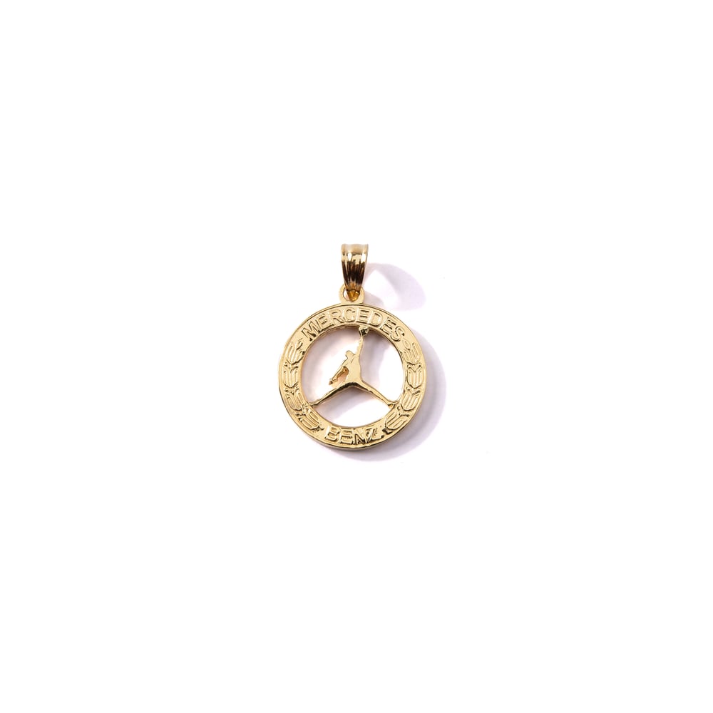 Image of  14K Jumpman Benz Pendant