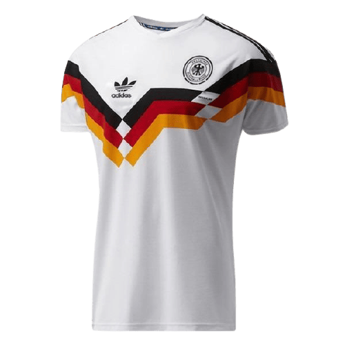 Image of West Germany Retro Soccer Jersey Home Replica World Cup 1990