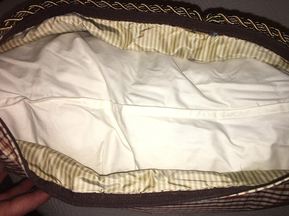 Clarence House Designer Pillow With 90/10 Down Insert