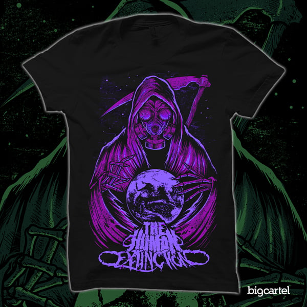Image of Purple Grim Reaper T-Shirt