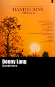 Image of Donny Lang - Dandelions (cassette)