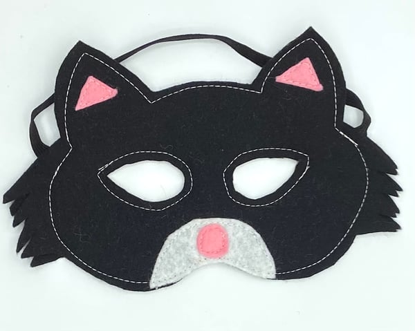 Image of Cat Wool Felt Mask
