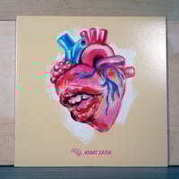 Image 1 of Fat Tofu - Heart Eater (LP, Album, New, Purple/Pink Swirl) with CD