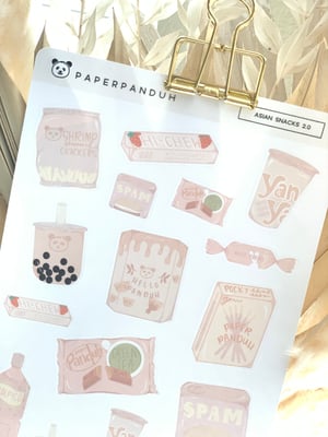 Image of Asian Snacks 2.0 Sticker Sheet