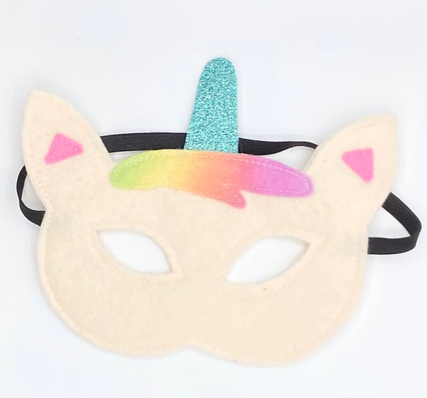 Image of Unicorn Felt Mask