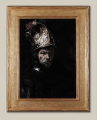 Image 1 of Man with a golden helmet