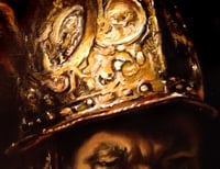 Image 5 of Man with a golden helmet