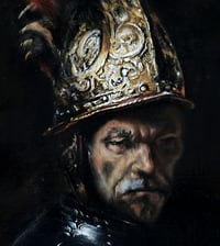 Image 2 of Man with a golden helmet