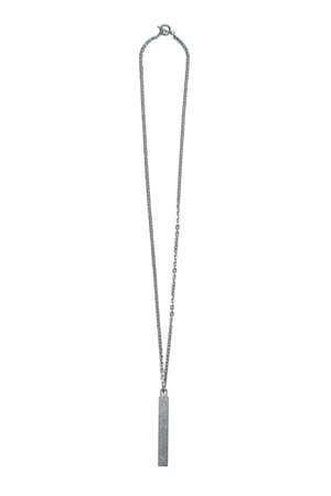 Image of DRILLING LAB - Anonymous Pendant Necklace Type_B (Silver)