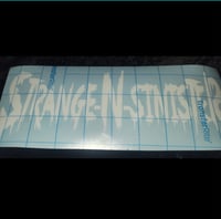 Strange-N-Sinister Vinyl Window sticker