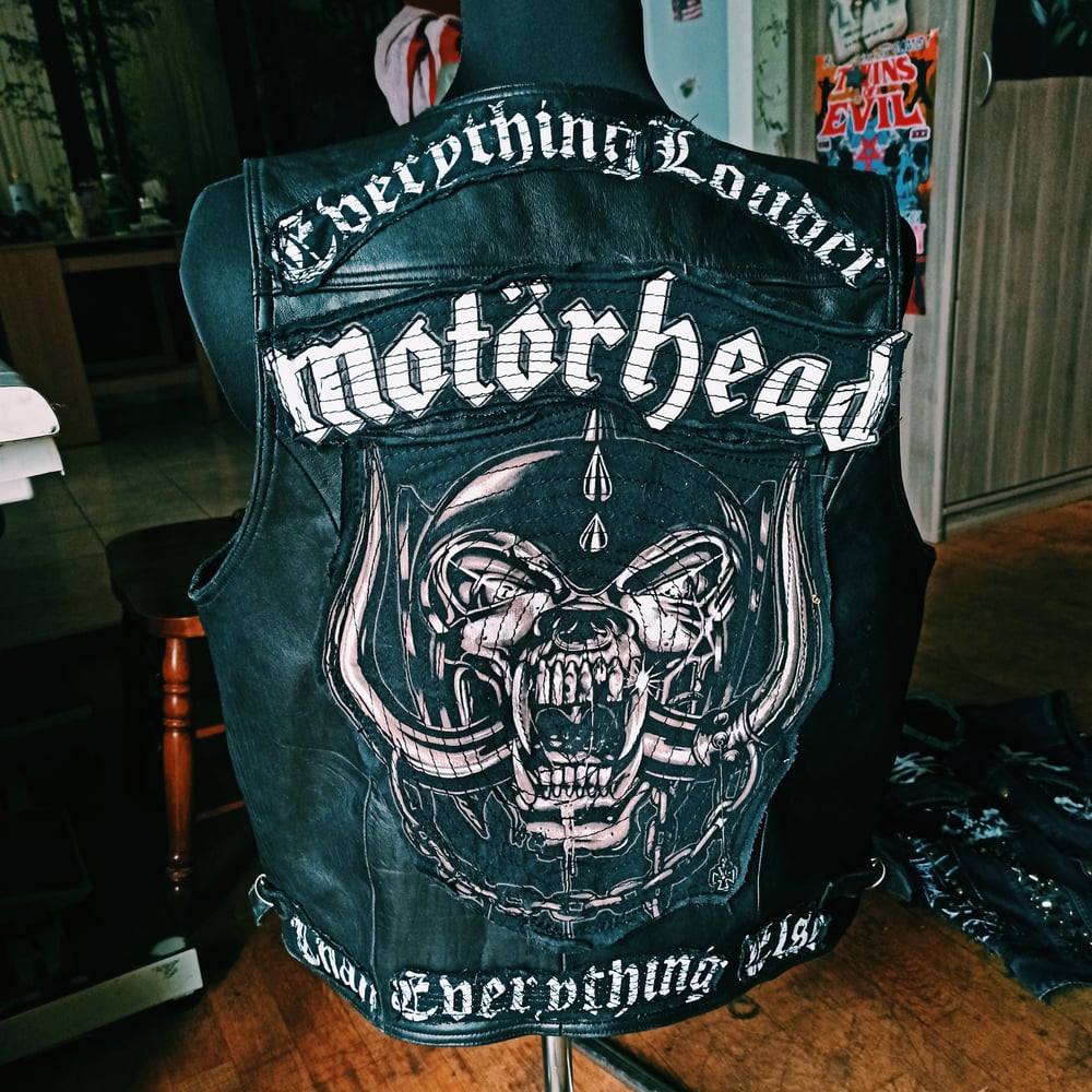 Image of Motorhead Leather Vest