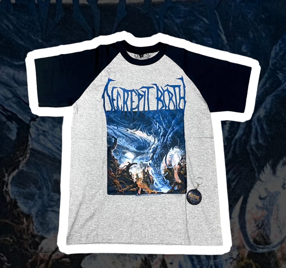 Decrepit Birth Raglan + Key Ring