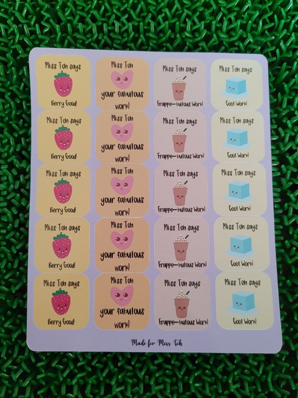 So Punny! Customisable Encouragement Stickers