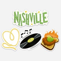 Nashville Sticker Set