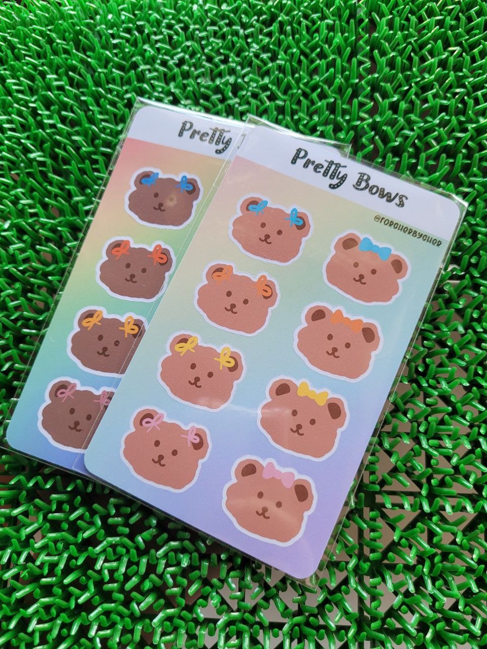 Pretty Bows Sticker Sheet
