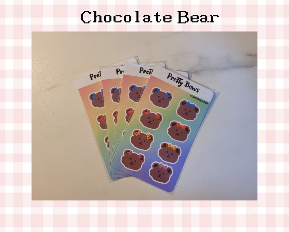 Pretty Bows Sticker Sheet
