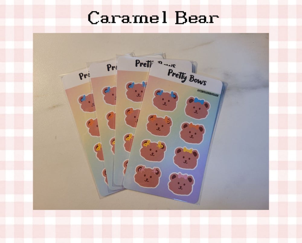 Pretty Bows Sticker Sheet