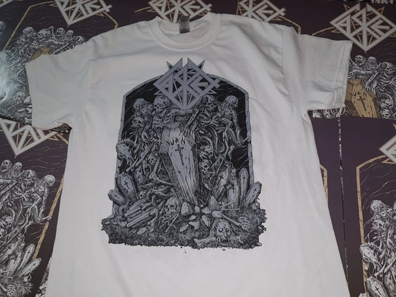 Image of Casket - Urn 30 Years Anniversary Shirt White 