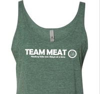 Image 5 of TEAM MEAT - Women's Tank in Green 