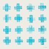 Teal Across Poster