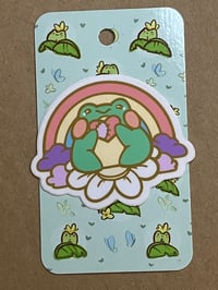 Feel better froggo: Vinyl Sticker 2 in