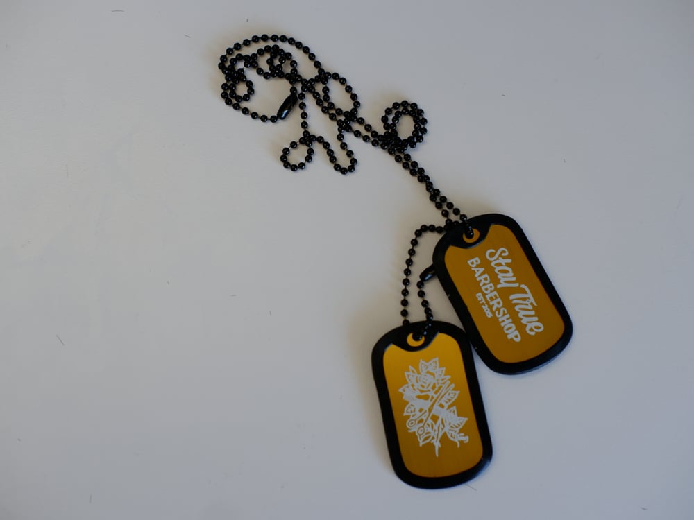 Image of  LIMITED EDITION Gold Dog Tags