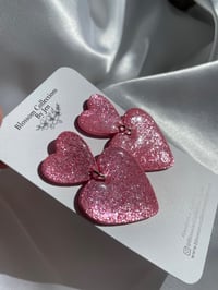 Image 2 of Pink glitter hearts