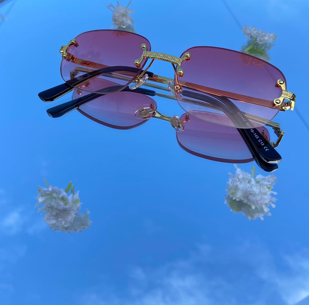 Image of Left On Red Shades 