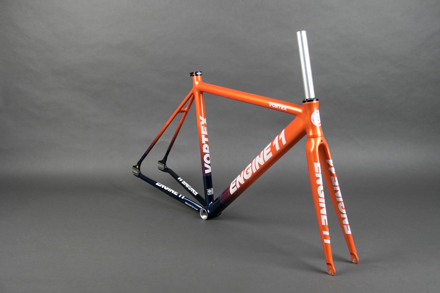 Engine11 21 E11 Vortex Frameset In Orange Navy Engine11 21 E11 Vortex Frameset In Orange Navy