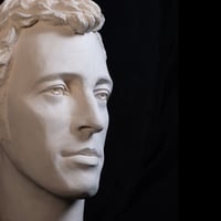 Image 3 of Bruce Springsteen White Clay Sculpture