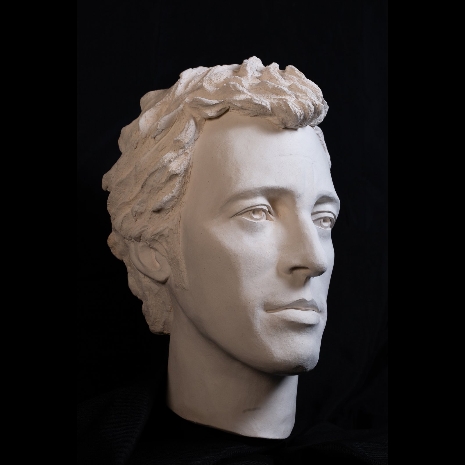 White cheap clay sculpture