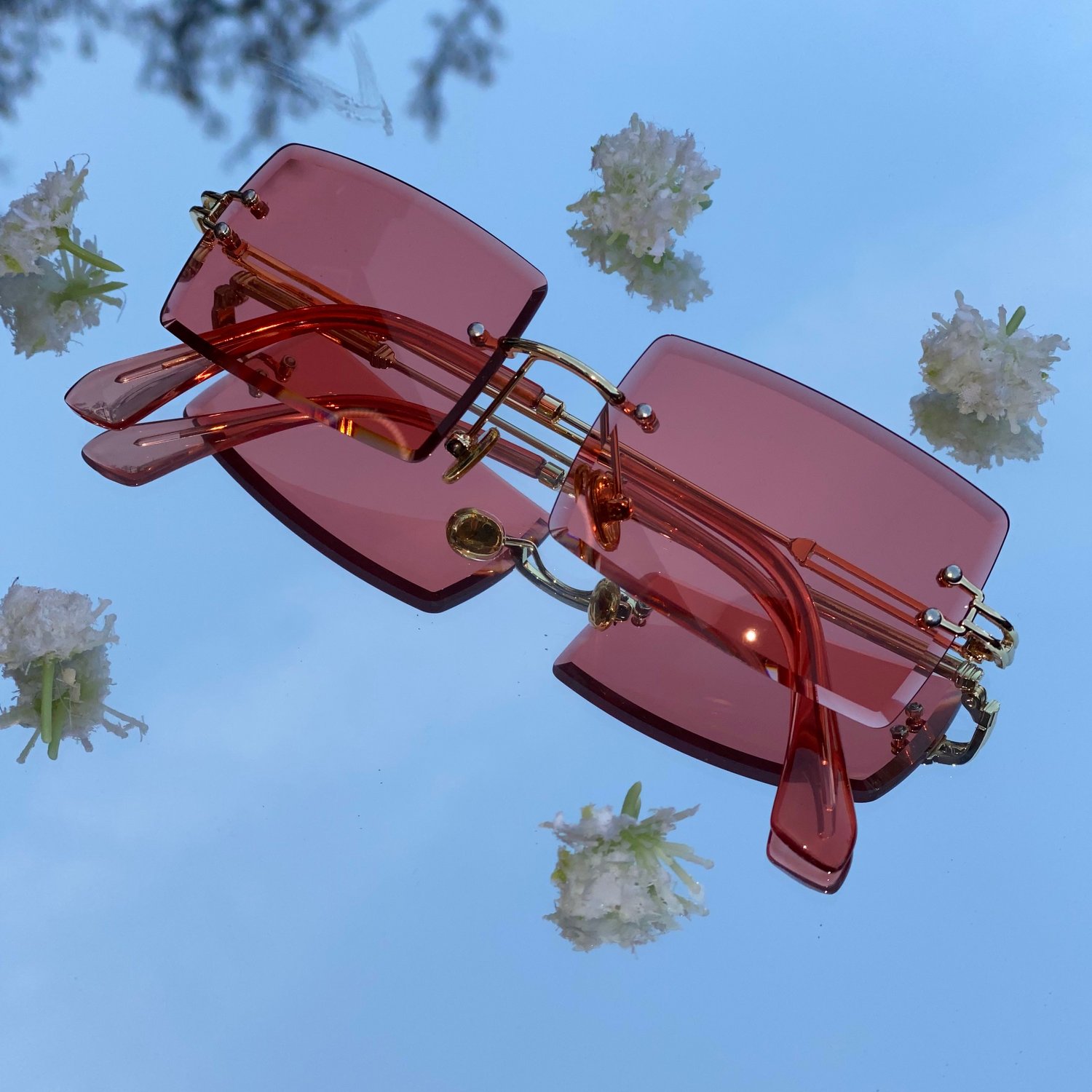 Image of Straight Red Shades