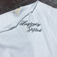 Image 3 of Logically Gifted ✌🏽T-shirt (available in other colors) 