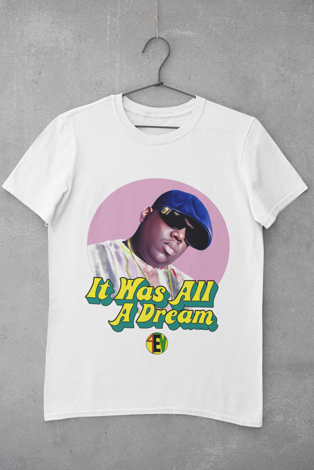 Image of BIGGIE  "4EV" (WHITE)