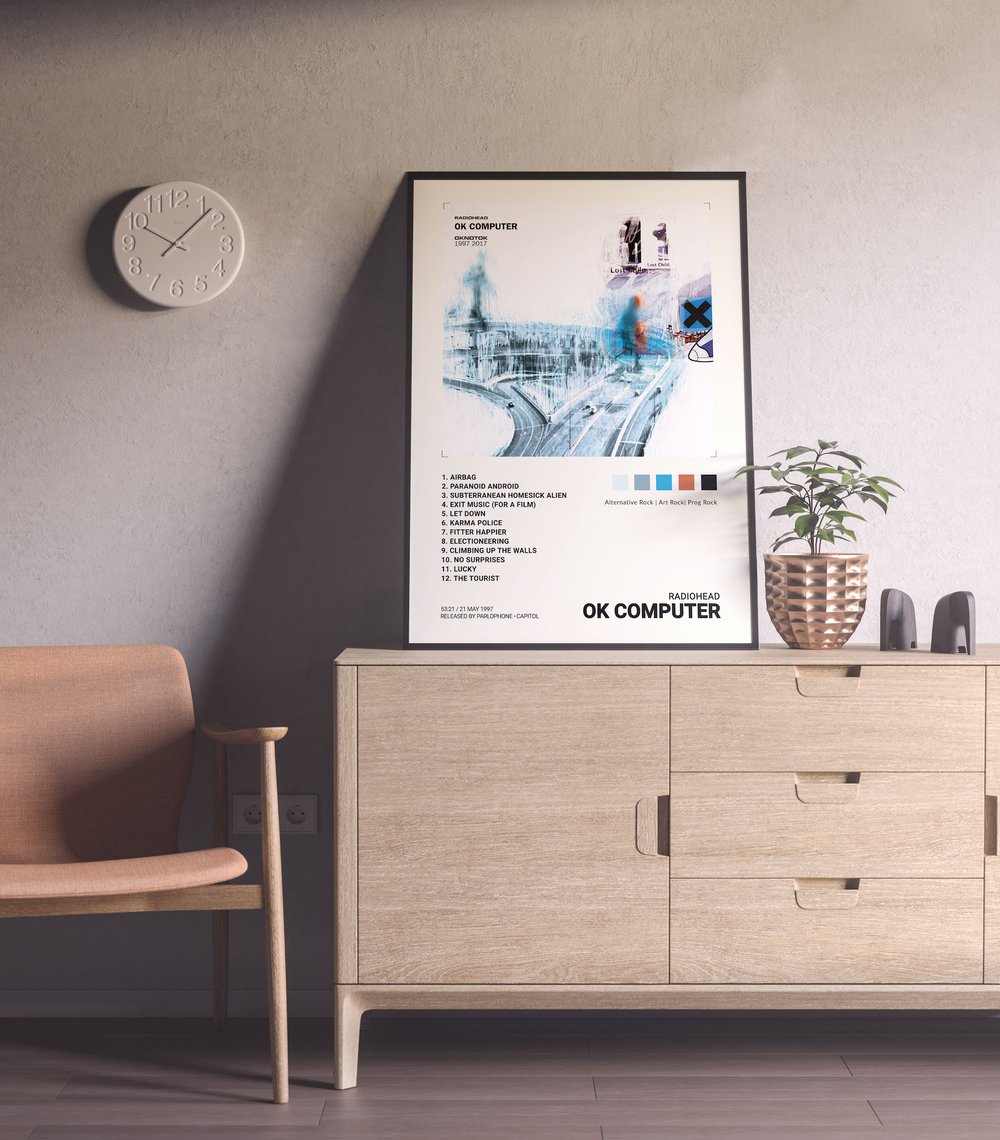 Radiohead - OK Computer Album Cover Poster | Architeg Prints