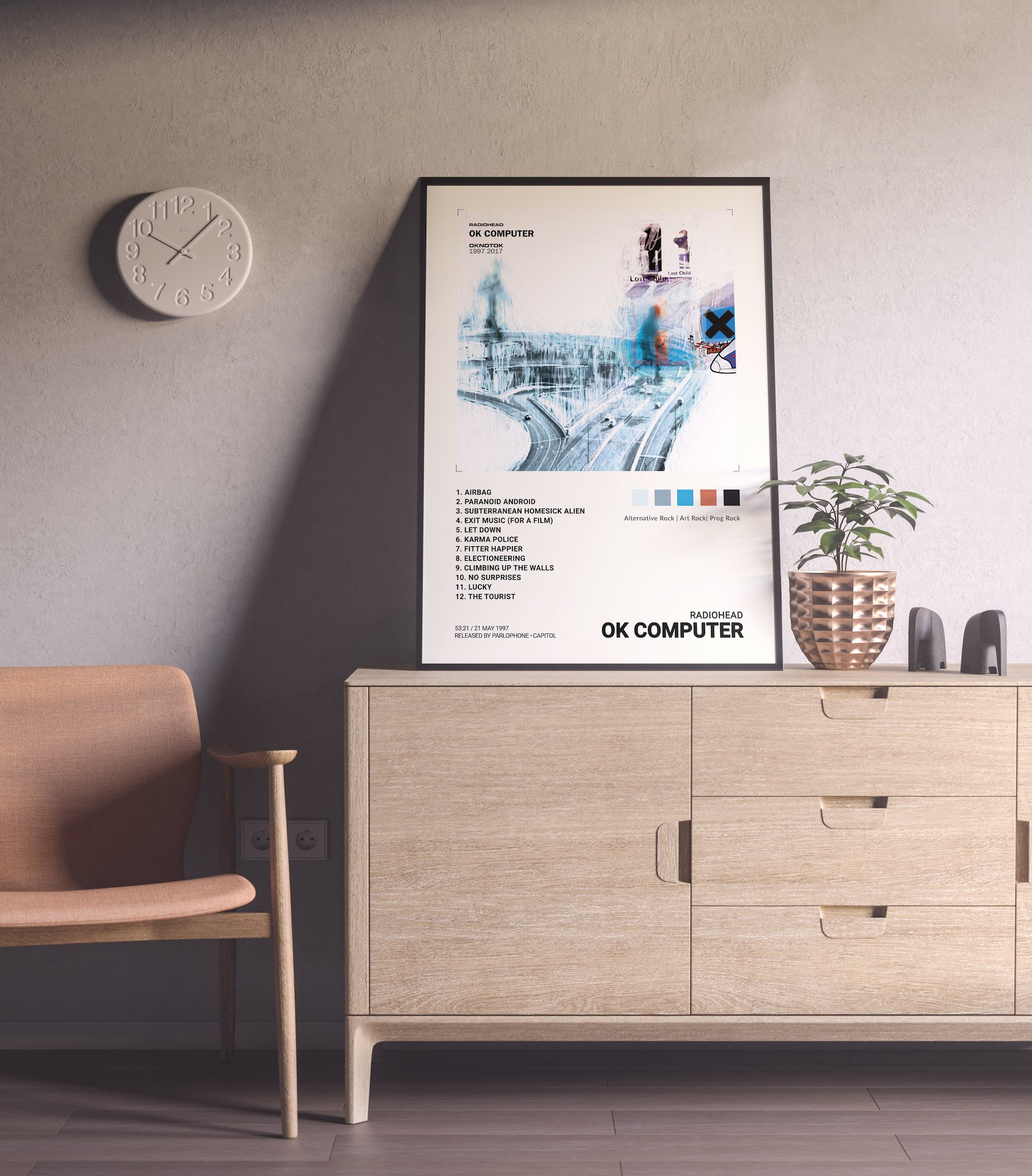 Radiohead - OK Computer Album Cover Poster | Architeg Prints