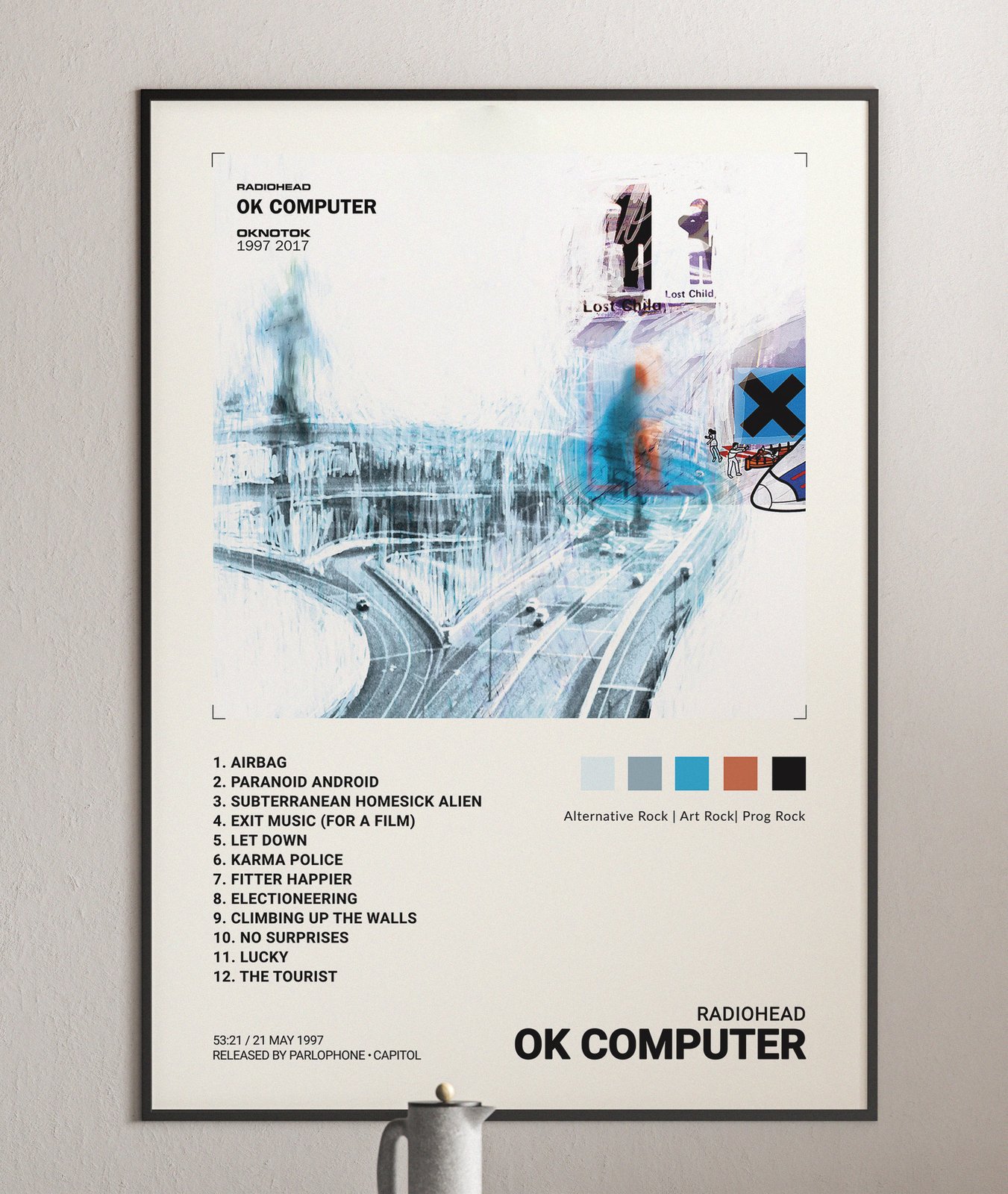 Radiohead - OK Computer Album Cover Poster | Architeg Prints