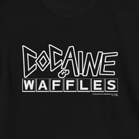 Image 2 of Cocaine & Waffles Podcast T-Shirt - Black