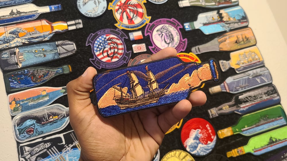 Image of Ship in a bottle Version 11 "New world"