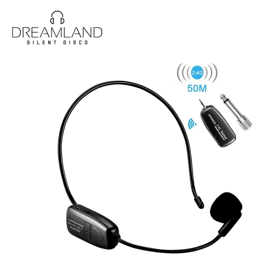 Siësta schoner Hoop van Wireless Headset Mic | Dreamland Silent Disco