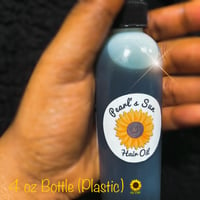 4 oz Hair Oil Plastic Squeeze Bottle