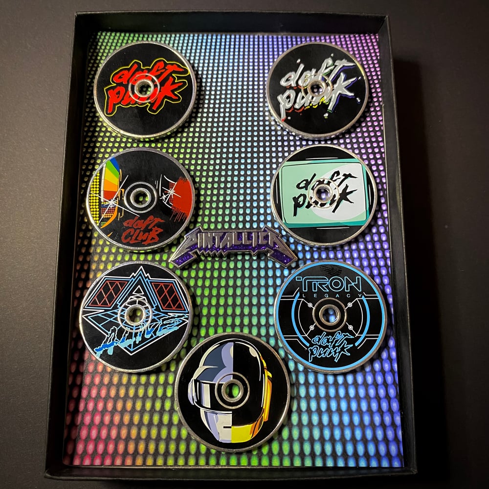 Image of DP Discography (Hard Enamel Pins)