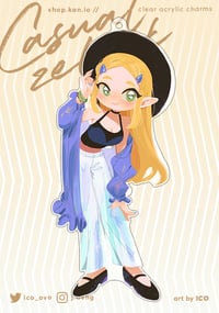 Image 2 of Casual Zelink: Vinyl Stickers / zelda