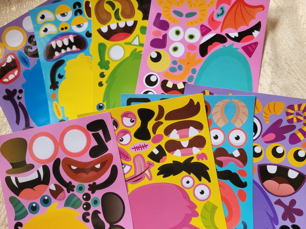 Monster Madness Sticker Sheet